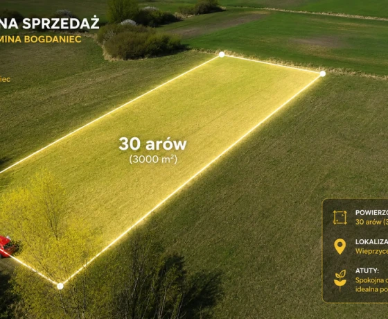 Działka na sprzedaż, Wieprzyce - 159 000 zł