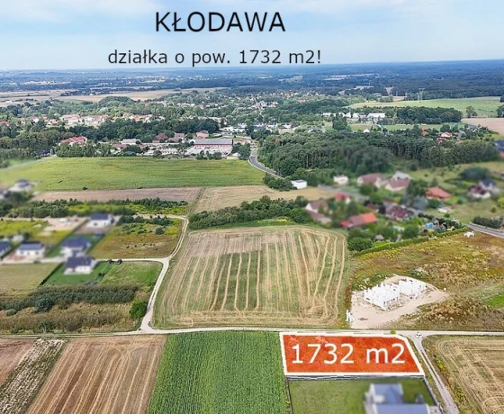 Działka na sprzedaż, Kłodawa - 320 000 zł