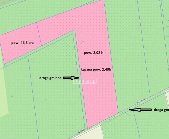Skwierzyna, Międzyrzecka - 1626000 zł (nr 1279/2562/OGS)