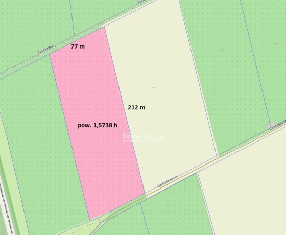 Skwierzyna, Międzyrzecka - 1626000 zł (nr 1279/2562/OGS)