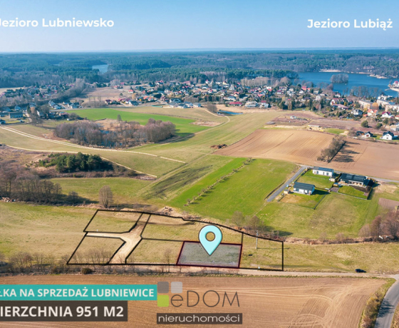 Działka na sprzedaż, Lubniewice - 128 385 zł