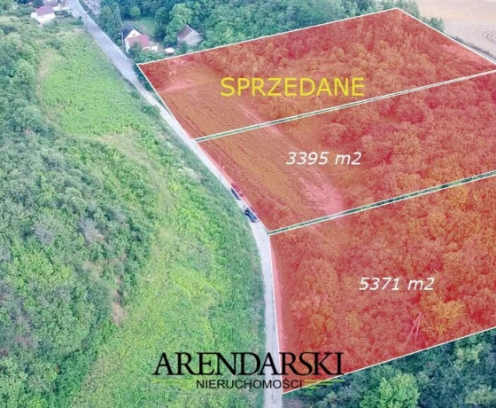 Działka na sprzedaż, Santok - 84 900 zł