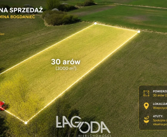 Działka na sprzedaż, Wieprzyce - 129 000 zł