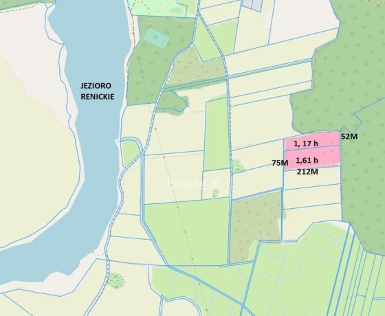 Działka na sprzedaż, Renice - 149 000 zł