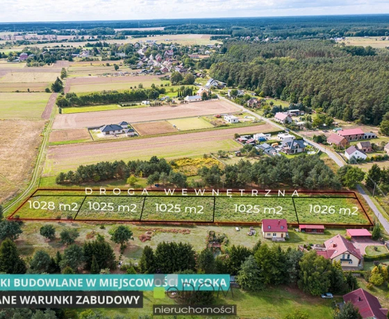 Działka na sprzedaż, Wysoka - 112 750 zł