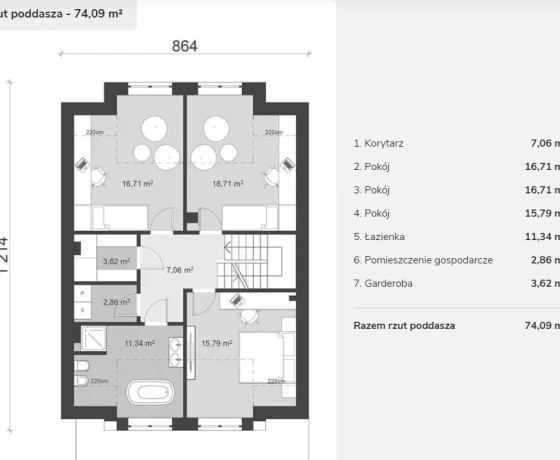 Chwalęcice - 930000 zł (nr 543/8967/ODS)