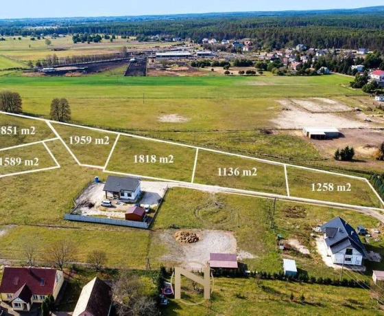 Działka na sprzedaż, Nowiny Wielkie - 71 568 zł