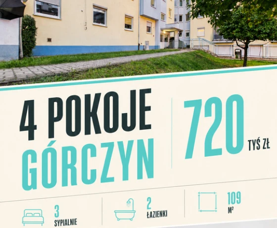 Mieszkanie na sprzedaż, Gorzów Wielkopolski, Górczyn - 720 000 zł