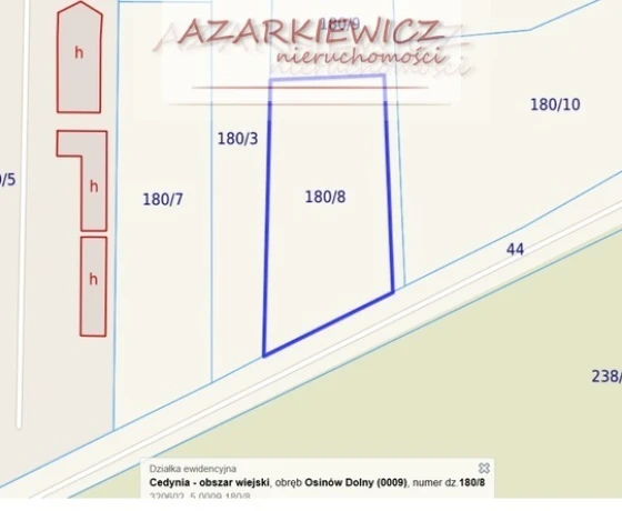 Osinów Dolny - 189000 zł (nr 174/3120/OGS)