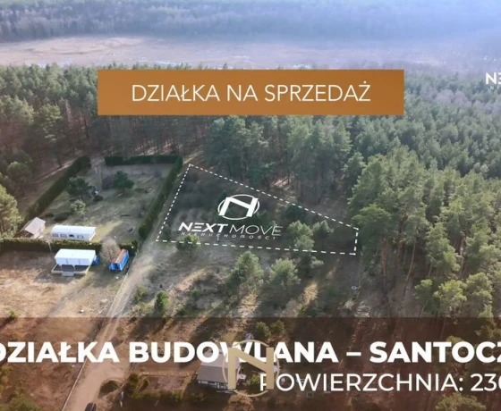Działka na sprzedaż, Santoczno - 279 000 zł