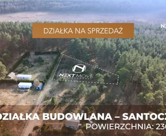 Działka na sprzedaż, Santoczno - 279 000 zł